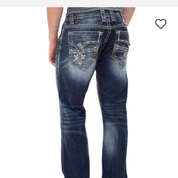 Rock Revival Other - Rock Revival Jeans Pevey Relaxed Style 33"W